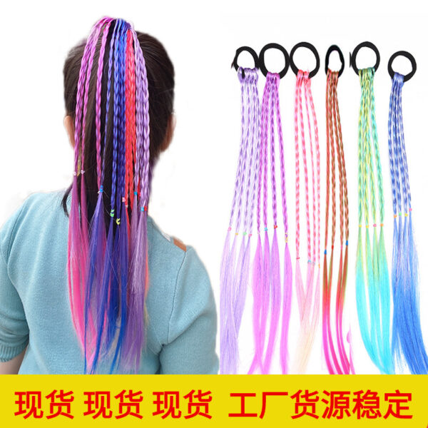 Wholesale Wigs Braids Fabric Hair Scrunchies