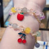 Wholesale Kids Cute Crystal Student Style Cartoon Girlfriend Bracelet