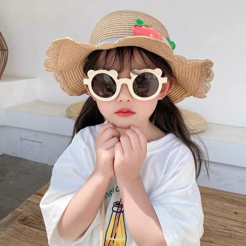 Wholesale PC Anti-ultraviolet Bear Chilen's Sunglasses