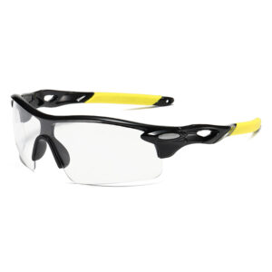 Black and yellow frame white film