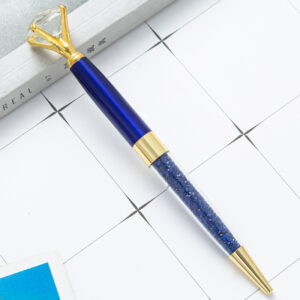 Bullet type 1.0 / Transparent Blue (gold pieces)