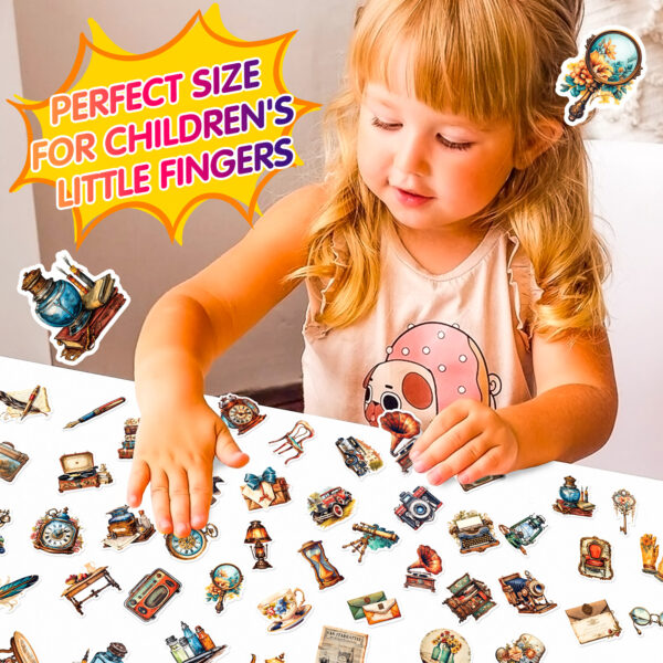 Wholesale of 50 Medieval Retro Posters, Notebook Stickers