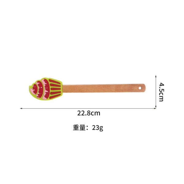 Wholesale Christmas Epoxy Cream Spatula Beech Baking