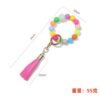 O1CN01nycVjF1eDqyxhgLsz_2216524353838-0-cib-2 Wholesale Fluorescent Luminous Colored Silicone Beaded Wrist Keychain