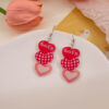 Wholesale Valentine's Day Love Gnome Flamingo LOVE Acrylic Earrings