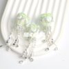 Wholesale Cat Eye Love Crown Beads Full of Diamond Hot Air Balloon Tassels Acrylic Beads