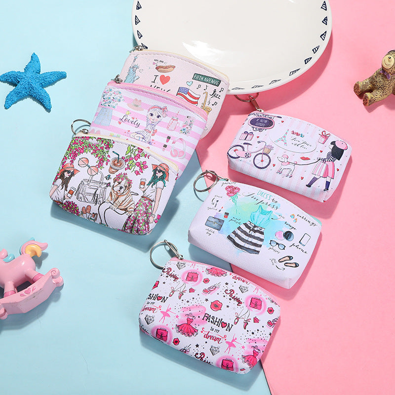 Wholesale PU Mini Coin Purse Key Case