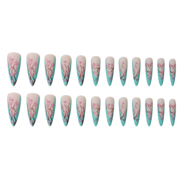 Wholesale Chinese Style Plum Blossom Long Nail Stickers