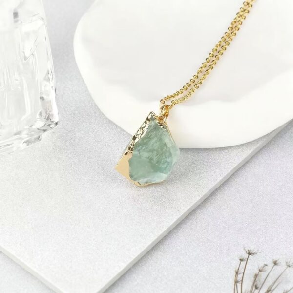 Wholesale Irregular Crystal Electroplated Necklaces