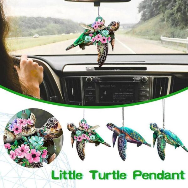 Wholesale Acrylic Sea Turtle Car Mirror Decoration