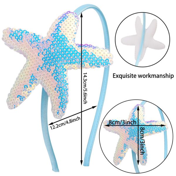 Wholesale Cute Starfish Resin Headband