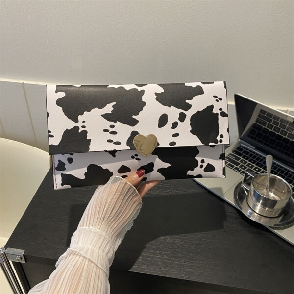 O1CN01o6Xybd1X6L9G7NrW7_2209708732874-0-cib Wholesale Cow Pattern Clutch Envelope Document Bag