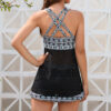 Wholesale Split Backless Mesh Polyester Swimwear