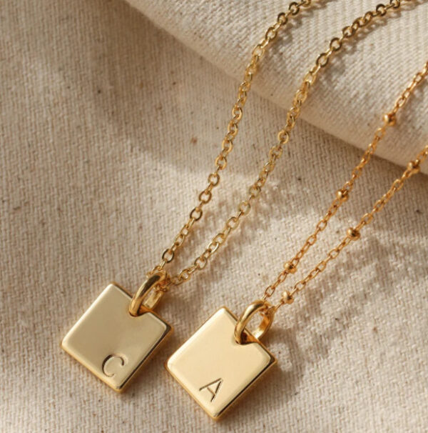 Wholesale English Alphabet Stainless Steel Necklaces