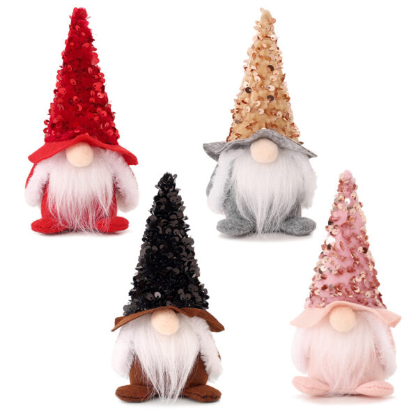 O1CN01oBrau21CGmFz7LymN_981750054-0-cib Wholesale Christmas Sequins Faceless Santa Claus Doll Gandalf Doll Non-woven Fabric Ornament