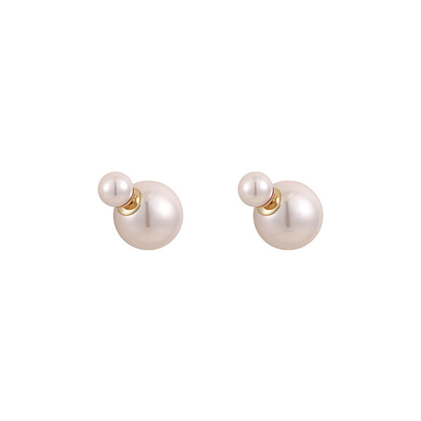 Wholesale Double-sided Pearl Earrings