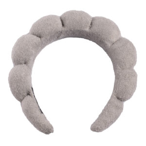 Gray headband (towel velvet)