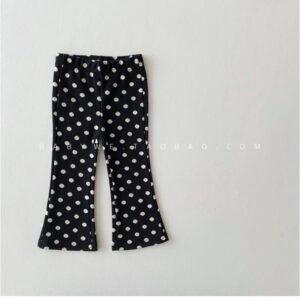 Polo Dot Flared Pants / 110cm