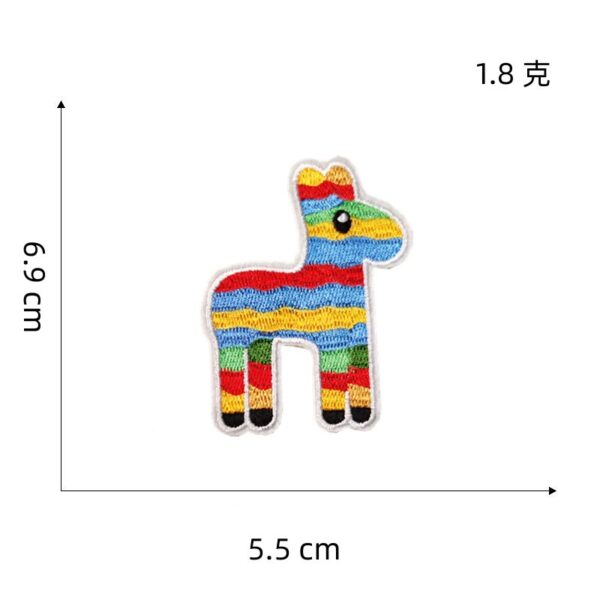 Wholesale DIY Embroidery Cloth Patches Mexican Festival Food Hat Clothes Patches