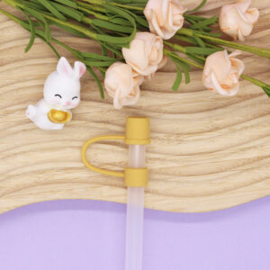 Khaki -10mm / 10mm straw cap [without straw]]