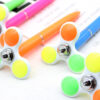 O1CN01oKHeYK1k8i72ETQuU_2913784639-0-cib Wholesale Color Rotating Twisted Plastic Gyroscope Pressure Reducing Toy Ball Pen