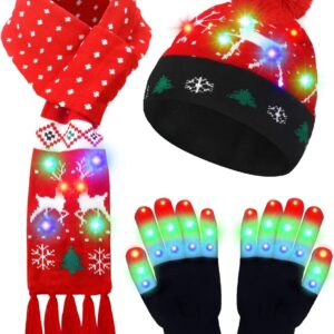 Red Deer Scarf Set