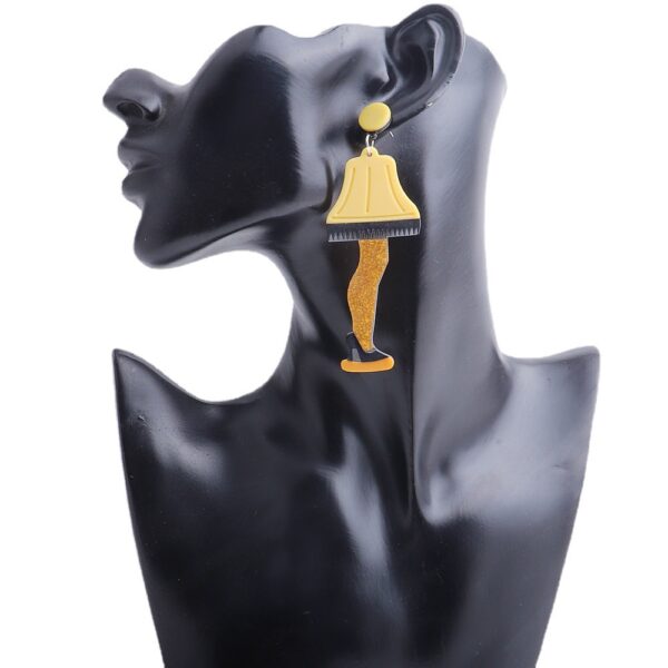 Wholesale High Heels Short Skirt Acrylic Earrings