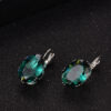 Wholesale Micropaved Square Diamond Zirconia Earrings