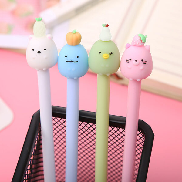 Wholesale Cartoon Fruit Animal Plastic Neutral Pens
