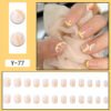Wholesale Plastic Lemon Yellow French Manicure