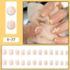 Wholesale Plastic Lemon Yellow French Manicure
