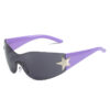 Wholesale One-piece Five-pointed Star Sunglasses