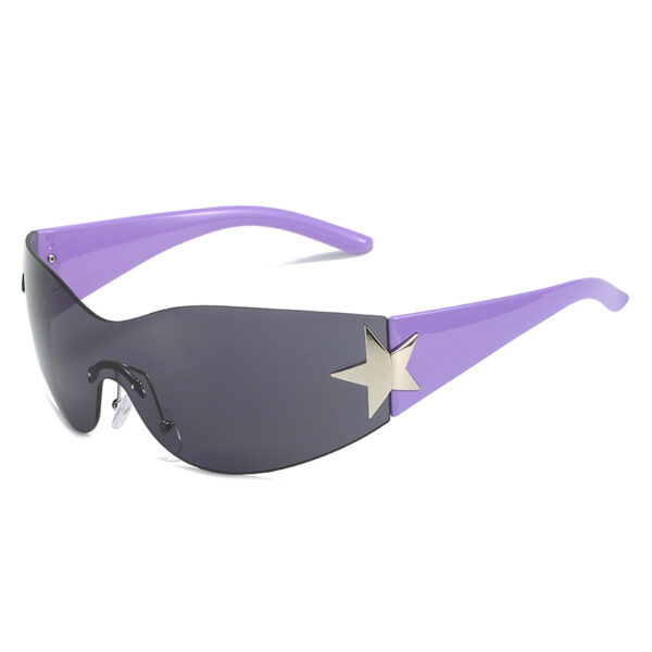 Wholesale One-piece Five-pointed Star Sunglasses