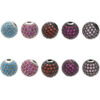 Wholesale Copper Micro Inlaid Diamond Ball Beads