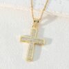 O1CN01oTCxNw1EUB2hdVQ9Y_2211718660354-0-cib Wholesale Copper Cross Inlaid Zircon Necklace