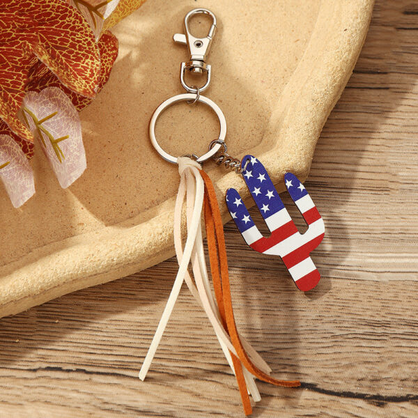 Wholesale Independence Day Metal Keychain