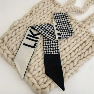 1# houndstooth Black