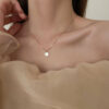 O1CN01oVKnyk2MNK5PnRTqo_2208443039815-0-cib Wholesale square shell necklace clavicle chain silver plated necklace