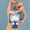 Wholesale Space Cat Figures Silicone Keychains