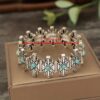 O1CN01oVlW9V1qyMf05iFVA_2206372095564-0-cib Wholesale Retro Style Personalized Stitching Lightning Cube Turquoise Bracelet