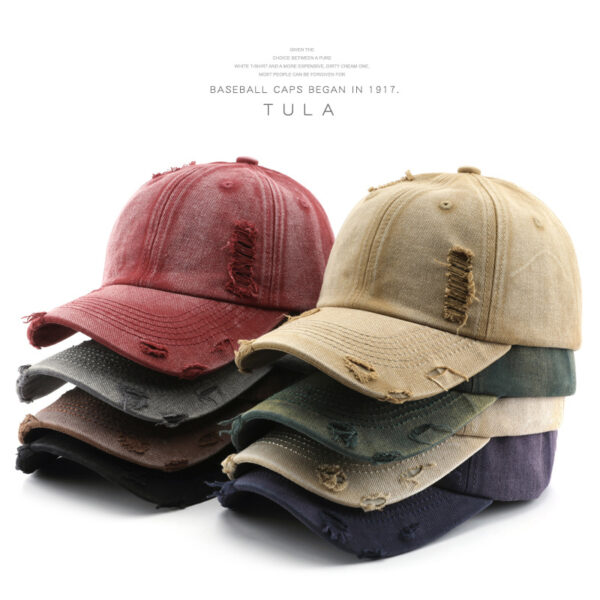 Wholesale Vintage Washed Denim Baseball Caps