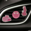 Wholesale Pink Acrylic Car Aromatherapy Clip