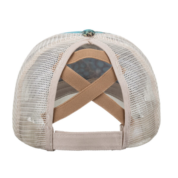 Wholesale Cotton Polyester Cross Ponytail Baseball Hats