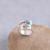 O1CN01obt8fU1qyMXXa3vCV_2206372095564-0-cib Wholesale Alloy Western Inlaid Turquoise Alloy Open Ring
