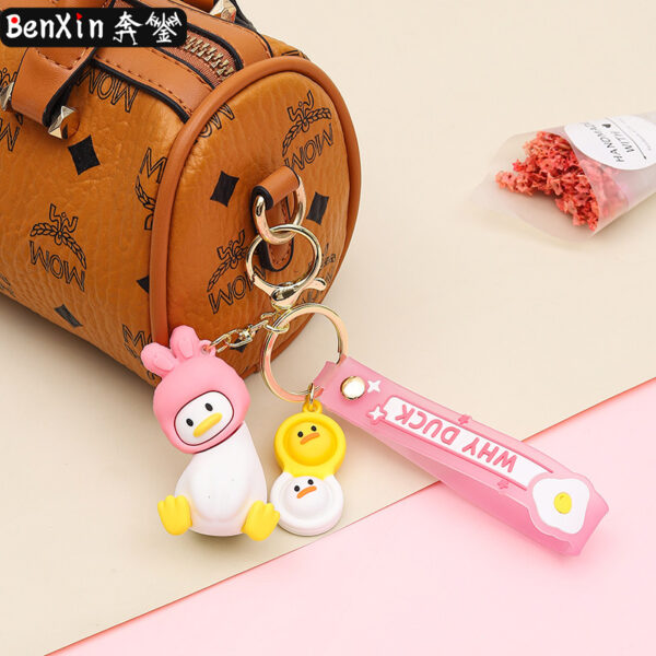 Wholesale Crooked Duck Pvc Keychain