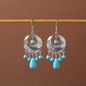 25-antique turquoise earrings