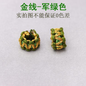 Section 25-Gold Thread-Army Green / New Flat Junction Coil