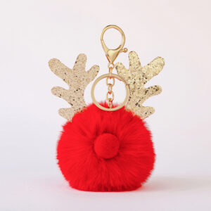 Red / 8cm + gold keychain