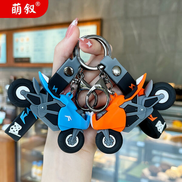 Wholesale Creative Cartoon Cars Backpacks Small Pendants Plastic Keychains