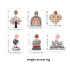 Wholesale Teacher's Day Acrylic Ear Studs